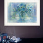 Susies Blue 2 White Framed Print Wall Art