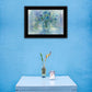 Susies Blue 3 Black Framed Print Wall Art