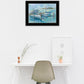 Dockside 3 Black Framed Print Wall Art