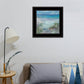 Blue Horizons 3 Black Framed Print Wall Art