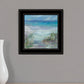 Blue Horizons 3 Black Framed Print Wall Art