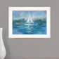 A Day In the Life 2 White Framed Print Wall Art