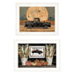 Set Of Two Harvest Moon 1 White Framed Print Kitchen Wall Art