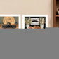 Set Of Two Harvest Moon 1 White Framed Print Kitchen Wall Art