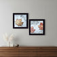 Set Of Two Channeling Fall Leaves I and III 3 Black Framed Print Wall Art