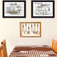 Set Of Two Stays at Grandmas Black Framed Print Wall Art