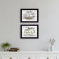 Set Of Two Stays at Grandmas Black Framed Print Wall Art