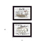 Set Of Two Stays at Grandmas Black Framed Print Wall Art