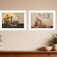 Set Of Two Twice Blessed 1 White Framed Print Wall Art