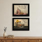 Set Of Two Twice Blessed 2 Black Framed Print Wall Art