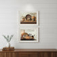 Set Of Two By Grace 1 White Framed Print Kitchen Wall Art