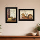 Set Of Two What I Love Most 2 Black Framed Print Kitchen Wall Art
