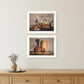 Set Of Two Amazing Grace 5 White Framed Print Kitchen Wall Art
