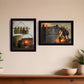 Set Of Two Let Your Light Shine 3 Black Framed Print Wall Art