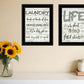 Set Of Two Loads of Fun 2 Black Framed Print Bathroom Wall Art
