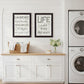 Set Of Two Loads of Fun 3 Black Framed Print Bathroom Wall Art