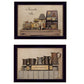 Set Of Two Homemade is Best 3 Black Framed Print Kitchen Wall Art