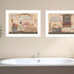 Set Of Two Wash Room White Framed Print Bathroom Wall Art