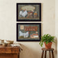 Set Of Two Home Grown 3 Black Framed Print Wall Art