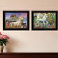 Set Of Two Home Grown 3 Black Framed Print Wall Art