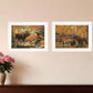 Set Of Two Call of the Wild 1 White Framed Print Wall Art