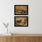 Set Of Two Call of the Wild 2 Black Framed Print Wall Art