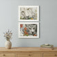 Set Of Two Tiger Lily Dandy Lion 1 White Framed Print Wall Art