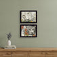 Set Of Two Tiger Lily Dandy Lion 3 Black Framed Print Wall Art