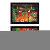 Set Of Two Ive Been A Good Boy 3 Black Framed Print Wall Art