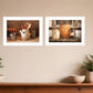 Set Of Two The Nail Keg White Framed Print Wall Art