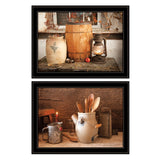 Set Of Two The Nail Keg 5 Black Framed Wall Art
