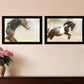 Set Of Two A Wild Kookie 3 Black Framed Print Wall Art