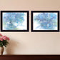 Set Of Two Morning Glory 3 Black Framed Print Wall Art