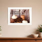 Harvest Blessings 1 White Framed Print Kitchen Wall Art