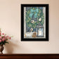 Winter Wreath 2 Black Framed Print Wall Art