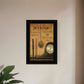Time Is An Illusion 2 Black Framed Print Wall Art