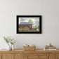Flower Wagon 4 Black Framed Print Wall Art