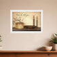 Peace Be with You 4 White Framed Print Wall Art