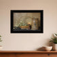 Basket of Flowers 2 Black Framed Print Wall Art