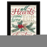 Home For Christmas 2 Black Framed Print Wall Art