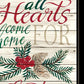 Home For Christmas 2 Black Framed Print Wall Art