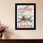 Home For Christmas 3 Black Framed Print Wall Art