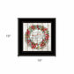 Gathered Around the Tree 2 Black Framed Print Wall Art
