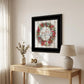 Gathered Around the Tree 2 Black Framed Print Wall Art
