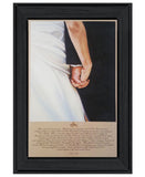 I DO 5 Black Framed Wall Art