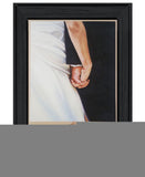 I DO 5 Black Framed Print Wall Art