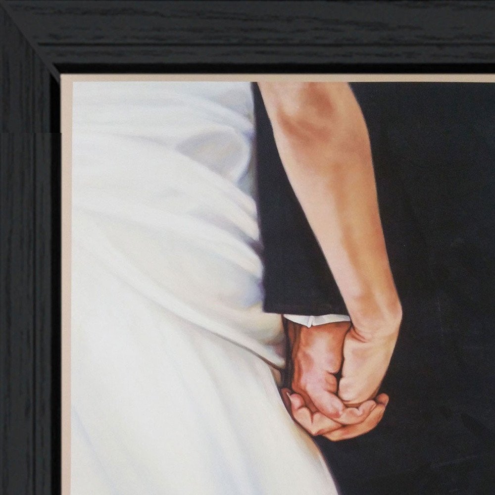 I DO 5 Black Framed Wall Art