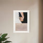 I DO 1 White Framed Print Wall Art