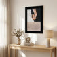 I DO 3 Black Framed Print Wall Art