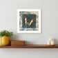 Swirl Butterfly White Framed Print Wall Art